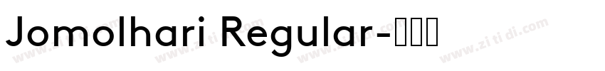 Jomolhari Regular字体转换